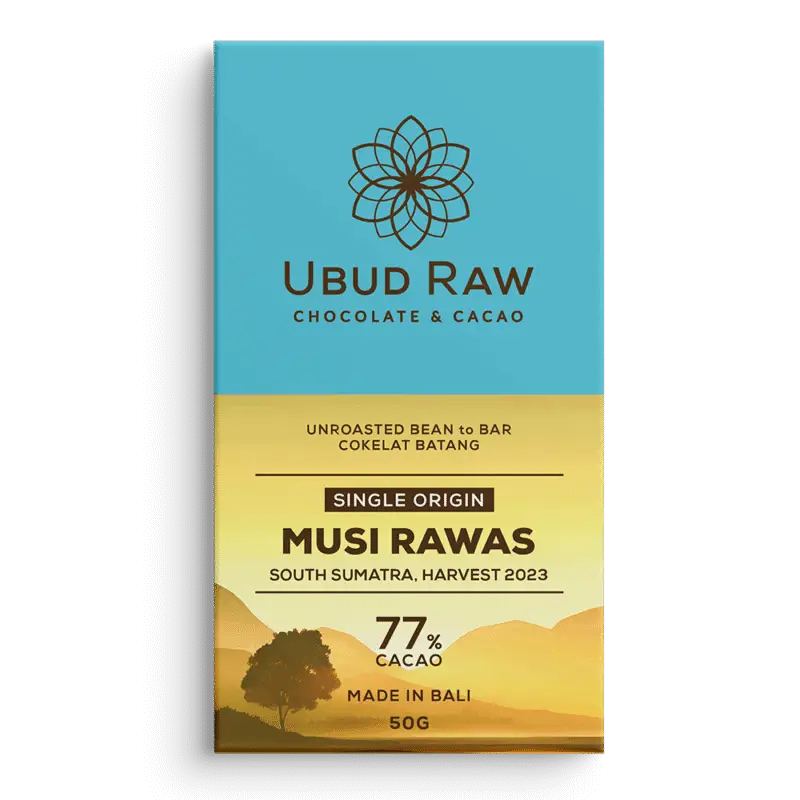 Bean to Bar Chocolate Musi Rawas 77%