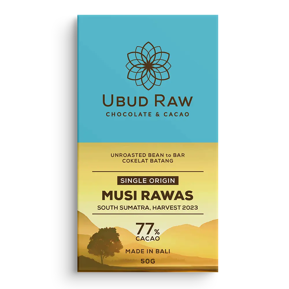 Bean to Bar Chocolate Musi Rawas 77%